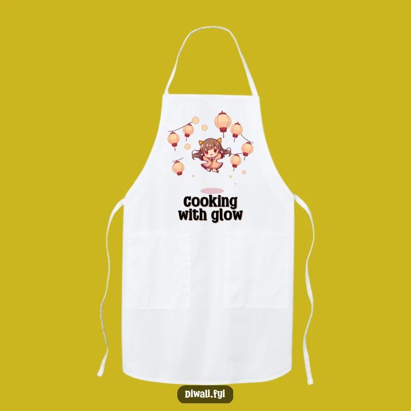 Funny Lantern Apron: Joyful Dancer, Kitchen Magic, Wonderful Funny Gift!