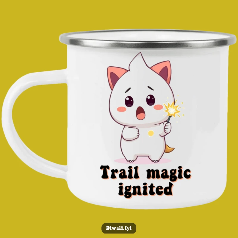 Funny Surprised Sparkler Camping Mug: Enjoy Your Brew with Unexpectedly Hilarious Sips!