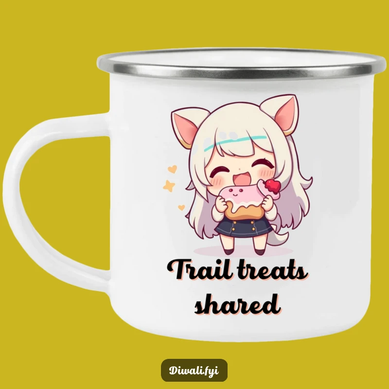 Funny Sweet Treat Camping Mug: Share the Trail Mix, Best Funny Gift