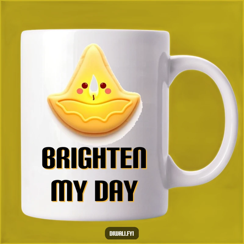Funny Diya Cookie Lamp Mug - Cheerful & Bright Character, Perfect Gift