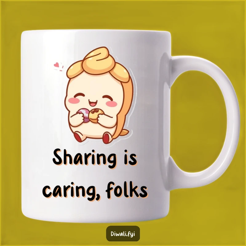 Funny Pastry Pal Mug: Giggling Sweet Treat Buddy, Perfect Funny Gift for Snack Lovers