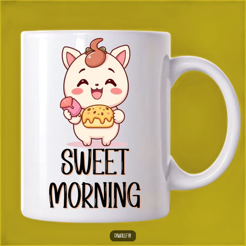 Funny Treat Offering Mug - Delightful Character Sweet Gift for Happy People