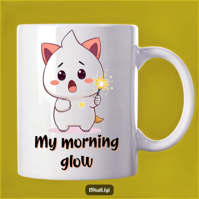 Funny Surprised Sparkler Mug: A Hilarious Gift for Unexpected Moments!