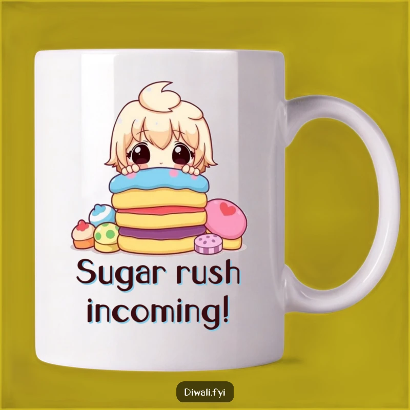 Funny Surprised Sweet Peek Mug - A Hilarious Treat Lover Gift Idea