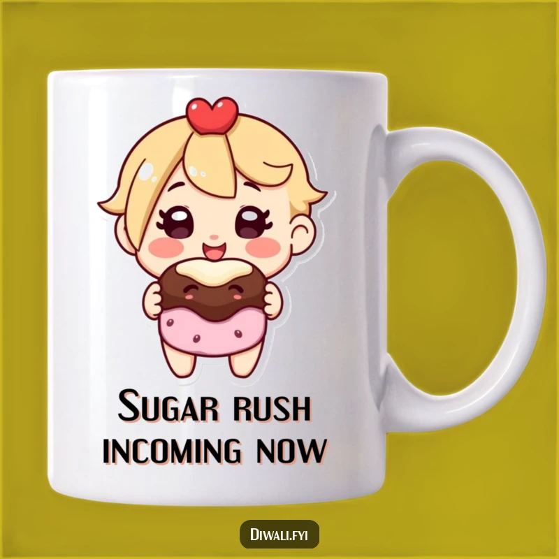 Funny Sweet Treat Mug: Adorable Character Gift for Happy Moments