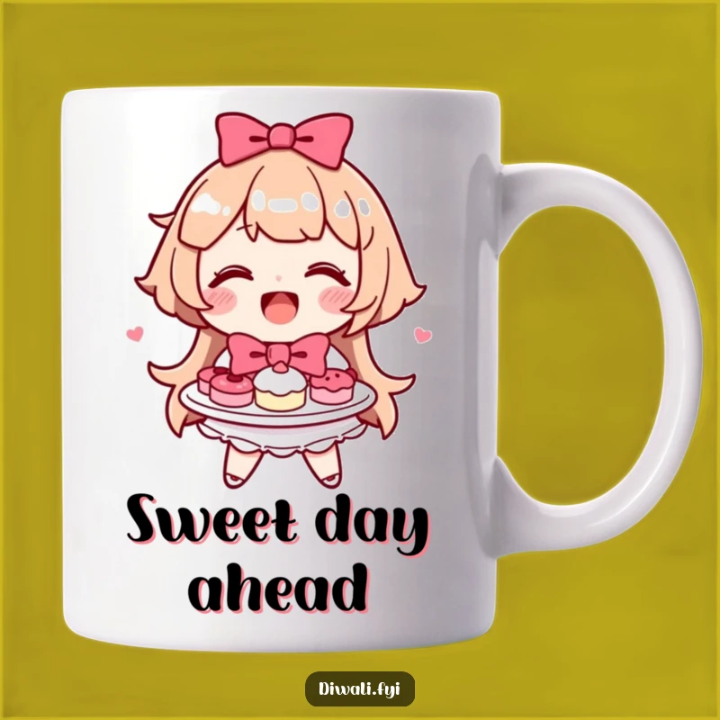 Funny Happy Sweets Offering Mug - Sweet Treat Gift Idea