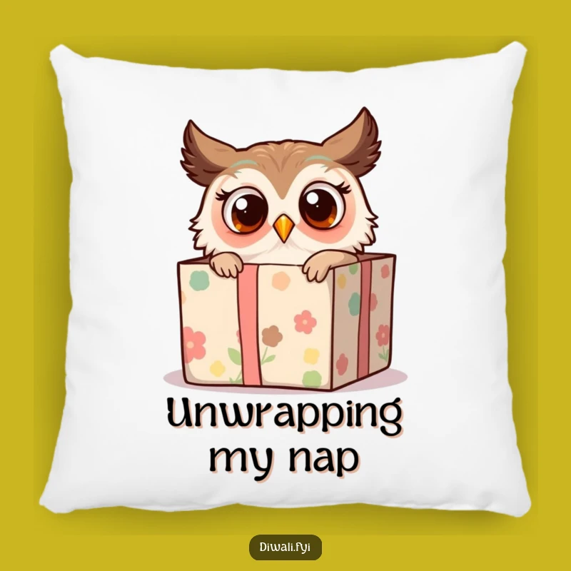 Funny Owl Pillow: Cozy Surprise, Perfect Whimsical Funny Gift