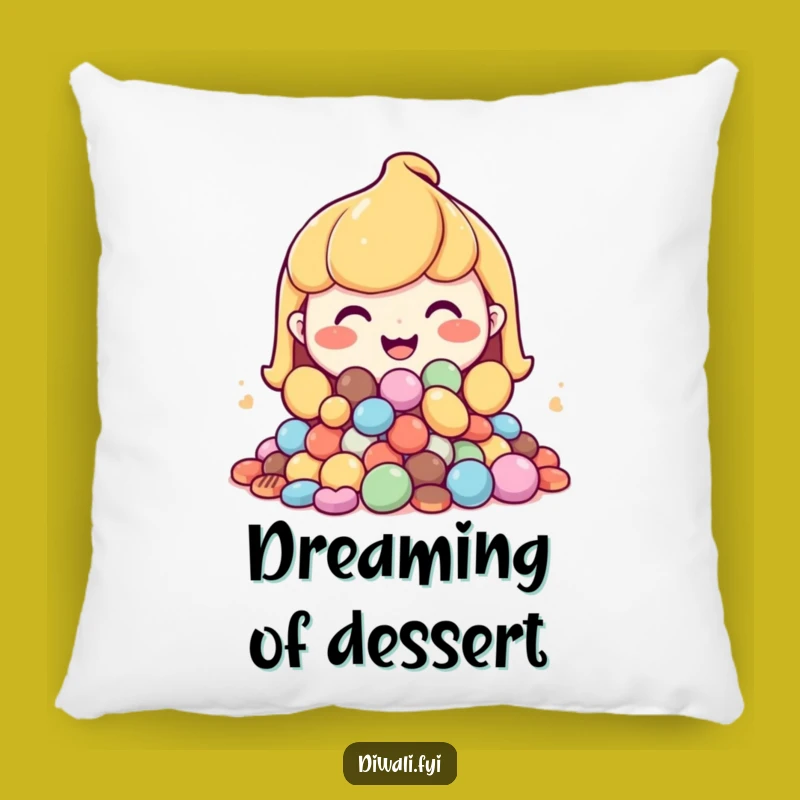 Funny Sweets Character Pillow: Cozy Comfort with a Sweet Grin Gift