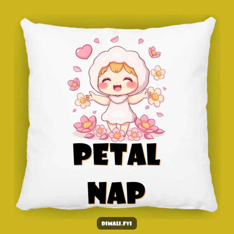 Funny Petal Juggling Pillow - Cozy Giggling Character Pillow for Playful Comfort