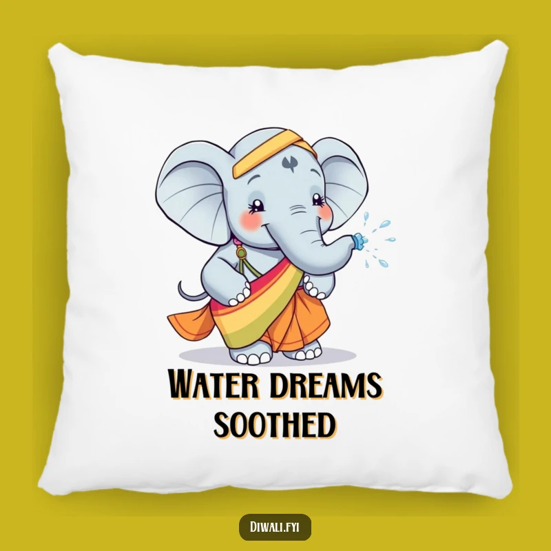 Funny Elephant Pillow: Cozy Sari Sprayer, Perfect Comforting Funny Gift