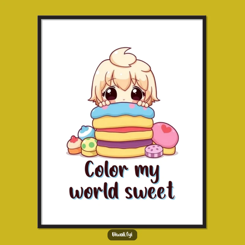 Funny Surprised Sweets Digital Art - Instant Humor for Your Walls