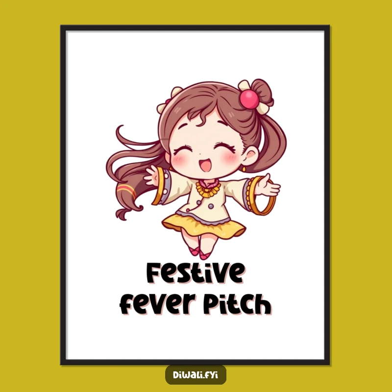 Funny Festive Bangles Digital Art: Twirling Decor, Perfect Humorous Gift