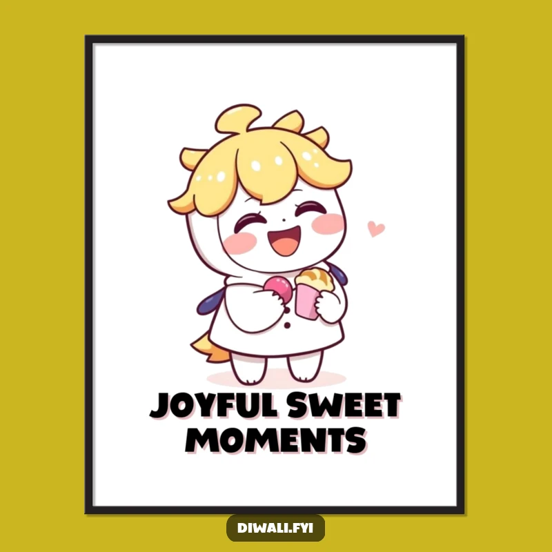 Funny Sharing Sweet Treat Digital Art - Instant Kindness & Joy