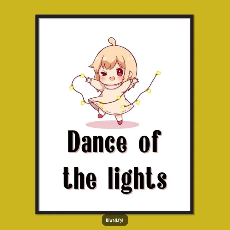 Funny Light Spin Poster: Brighten Your Space with this Twirling Art Print