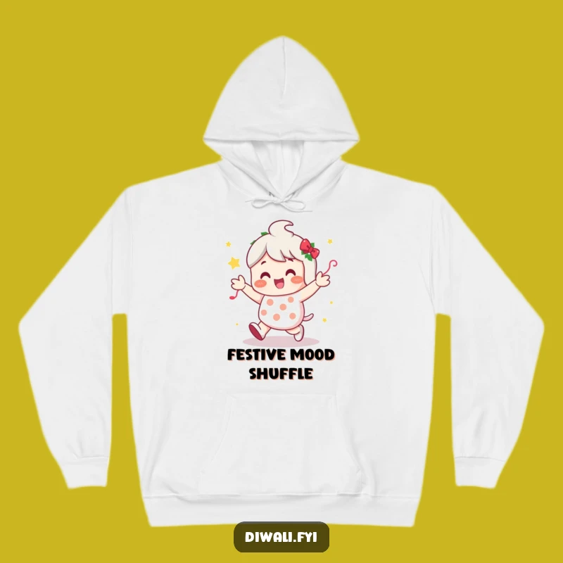 Funny Festive Shuffle Hoodie: Cozy Celebration Gear, Perfect Funny Gift