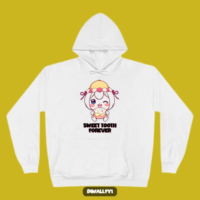 Funny Festive Sweet Hoodie: Cozy Character Sharing Joy Gift