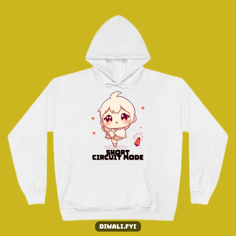 Funny Kicking Firecracker Hoodie - Cozy Character Fun, Ideal Humorous Gift!