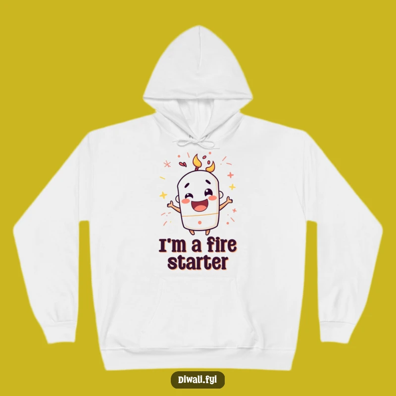 Funny Firecracker Pop Hoodie: Cozy Mischevious Excitement, Warm Funny Gift