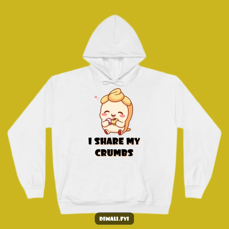 Funny Pastry Pal Hoodie: Cozy Giggling Sweet Treat Buddy, Ultimate Funny Gift