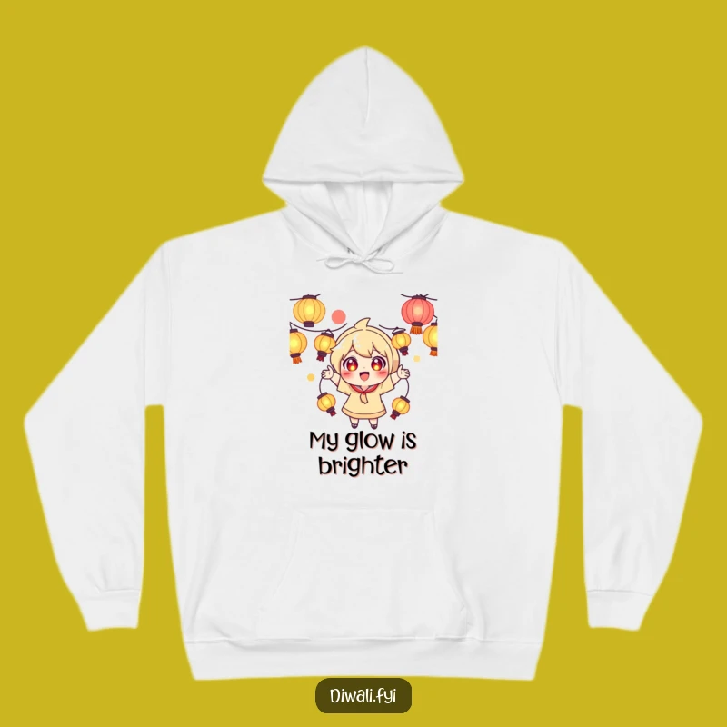 Cozy Funny Juggling Lantern Hoodie: Warm Glow, Playful Nights Gift