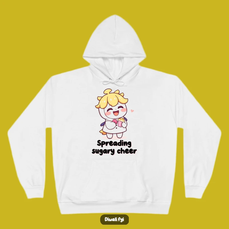 Funny Sharing Sweet Treat Hoodie - Cozy Kindness & Humor