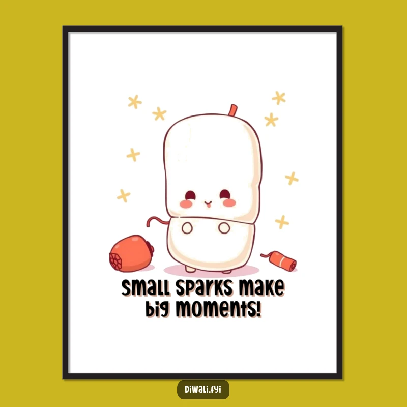 Free Printable Wall Art: Curious Firecracker Peek Decor Download