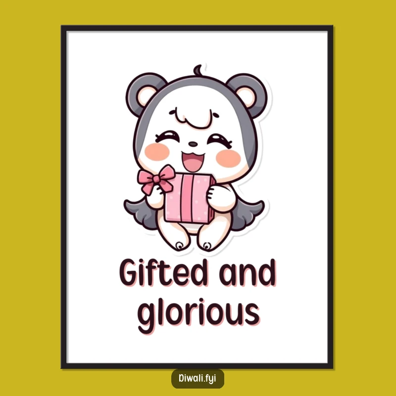 Funny Free Printable Wall Art: Joyful Character Gift - Downloadable Humor for Your Space!