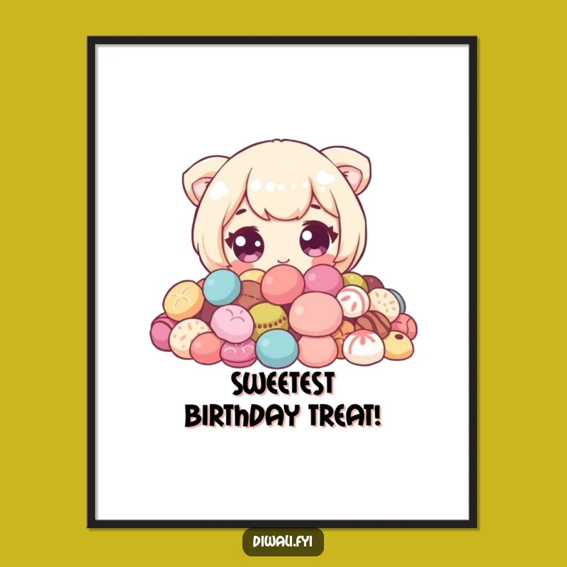 Funny Free Printable Wall Art: Sweet Peeker, Quirky Downloadable Decor