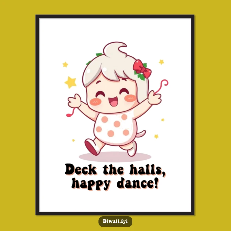 Vibrant Free Printable Wall Art: Festive Shuffle Decor, Fun Downloadable Art