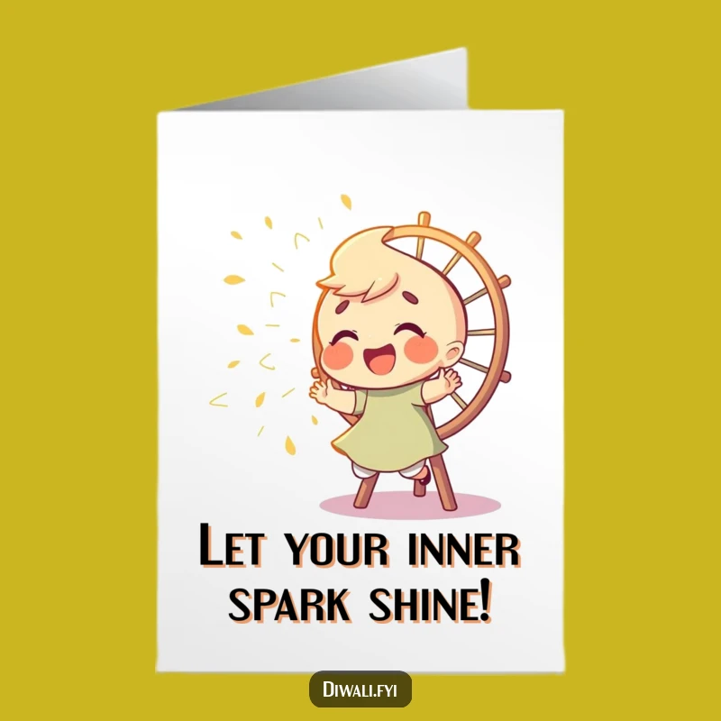 Funny Free Printable Birthday Card: Giggling Character Sparks Downloadable Gift