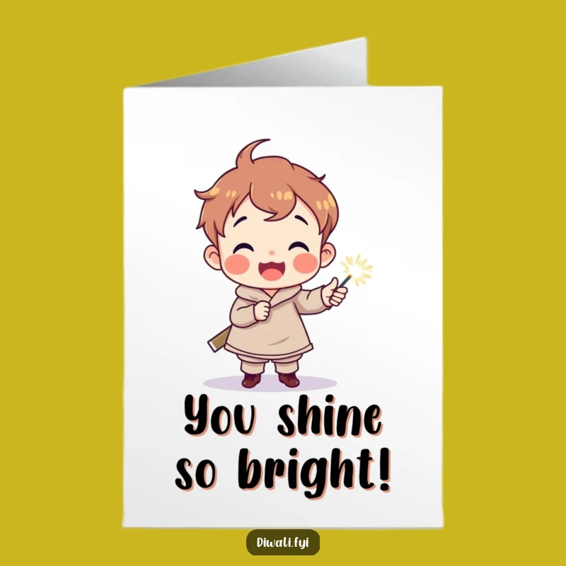 Free Printable Congrats Card: Child Sparkles Success - Funny Downloadable Gift