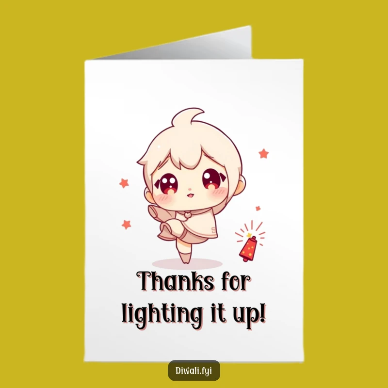 Free Printable Thank You Card: Firecracker Kicker, Explosive Gratitude, Downloadable Humorous Gift