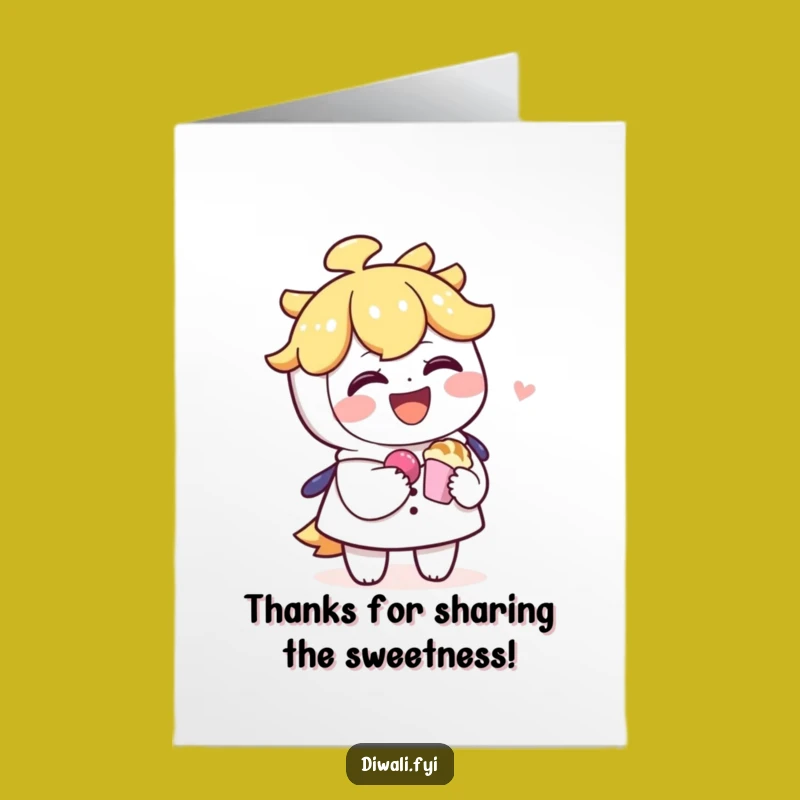 Free Printable Thank You Card: Laughing Sweet Treat, Thoughtful Downloadable Gift!