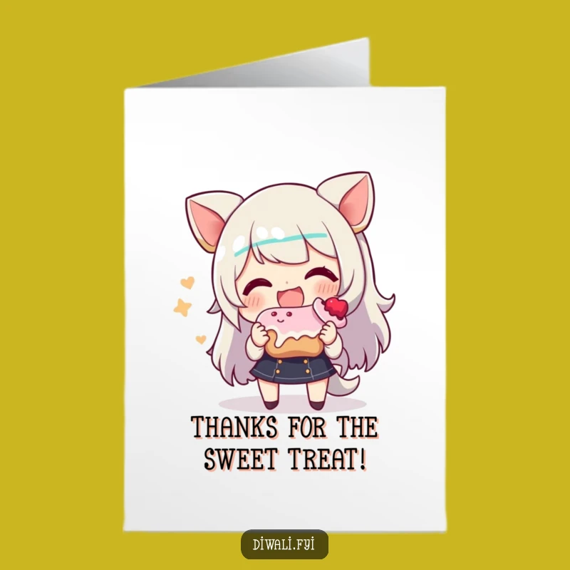 Kindness Free Printable Thank You Card: Sweet Treat Share, Funny Downloadable Gift