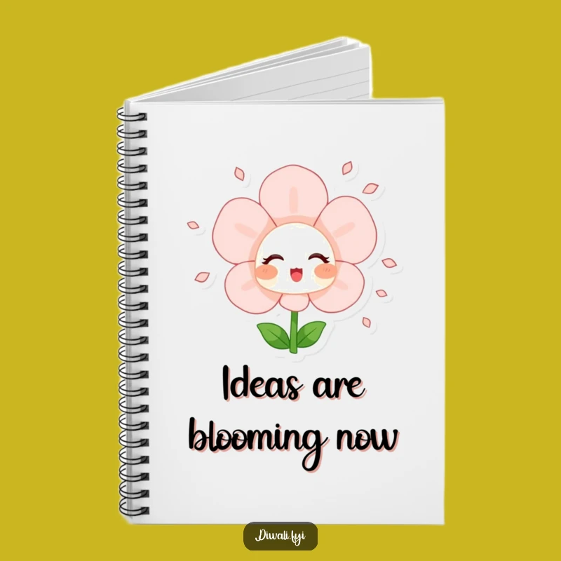 Funny Flower Bloom Notebook: Blushing Petal Shower, Journal Funny Gift