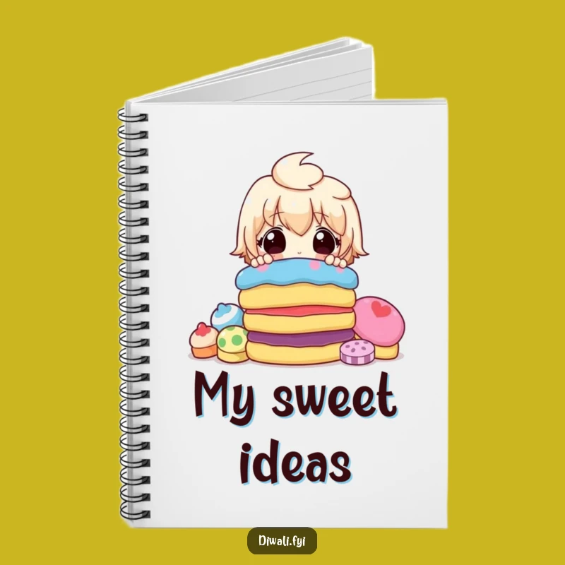 Funny Surprised Sweets Notebook - Jot Down Notes with Humor