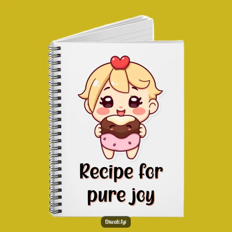 Funny Sweet Treat Notebook: Joyful Character Journal, Perfect Gift for Notes