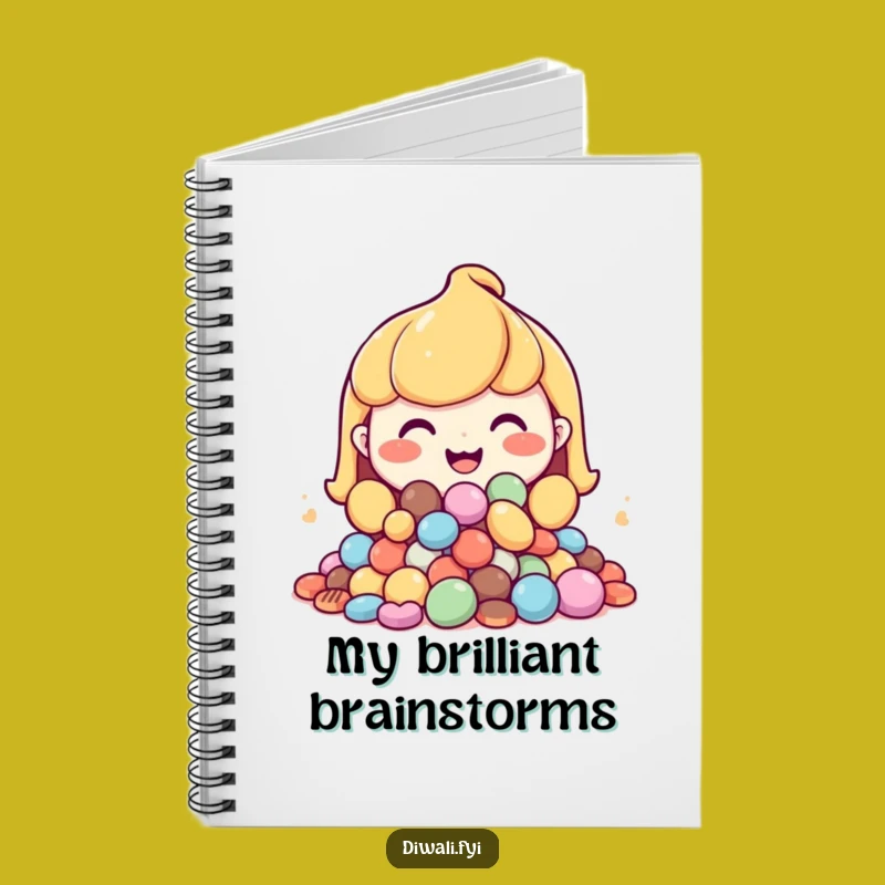 Funny Sweets Character Notebook: Jot Down Sweet Thoughts with a Happy Grin Gift