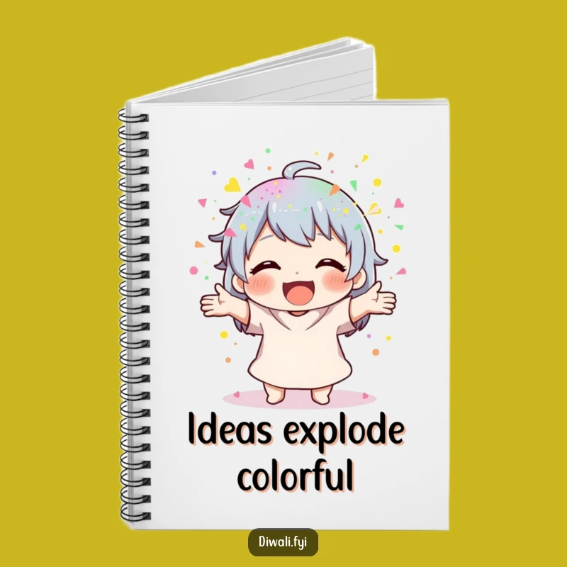 Funny Powder Scatterer Notebook: Journal Your Colors, Perfect Gift