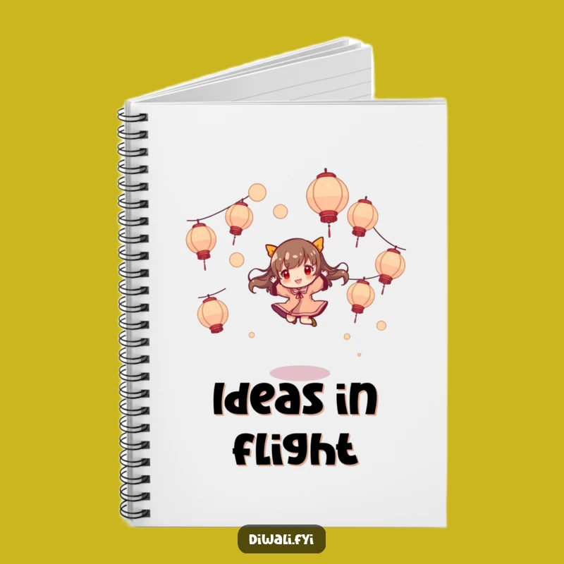 Funny Lantern Notebook: Joyful Dancer, Witty Notes, Great Funny Gift!