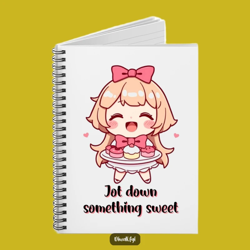 Funny Happy Sweets Notebook - Sweet Offering Journal - Gift