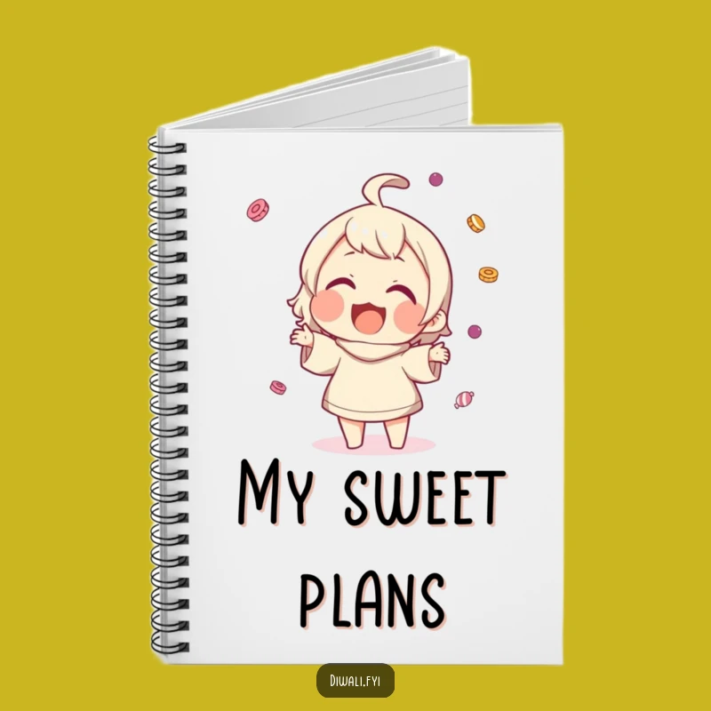 Funny Sweet Toss Notebook - Joyful Character Journal, Perfect Humorous Gift!