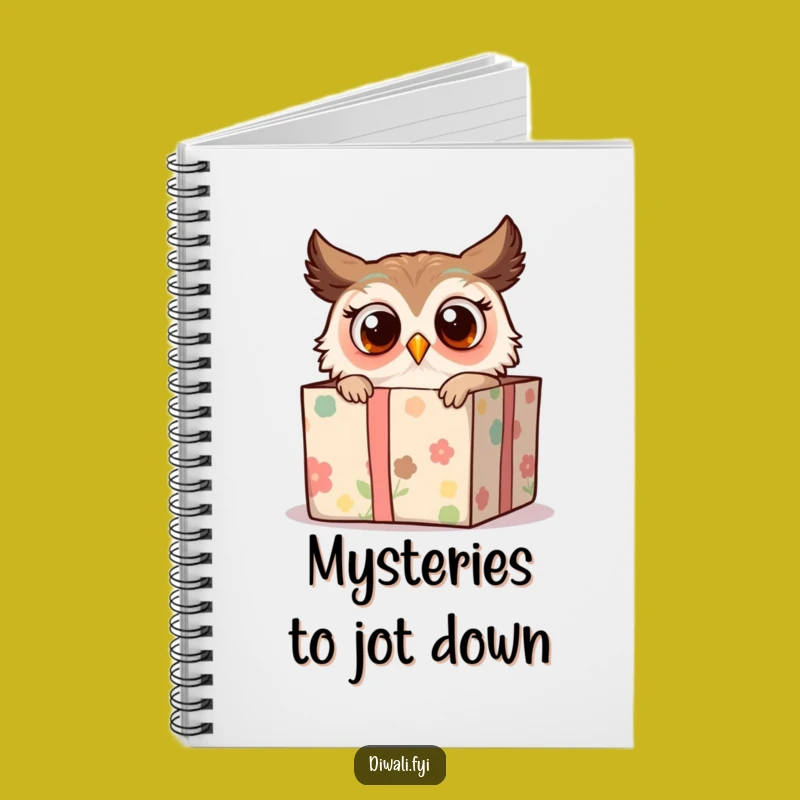 Funny Owl Surprise Notebook: Peeking Gift Box, Perfect for Jotting Ideas
