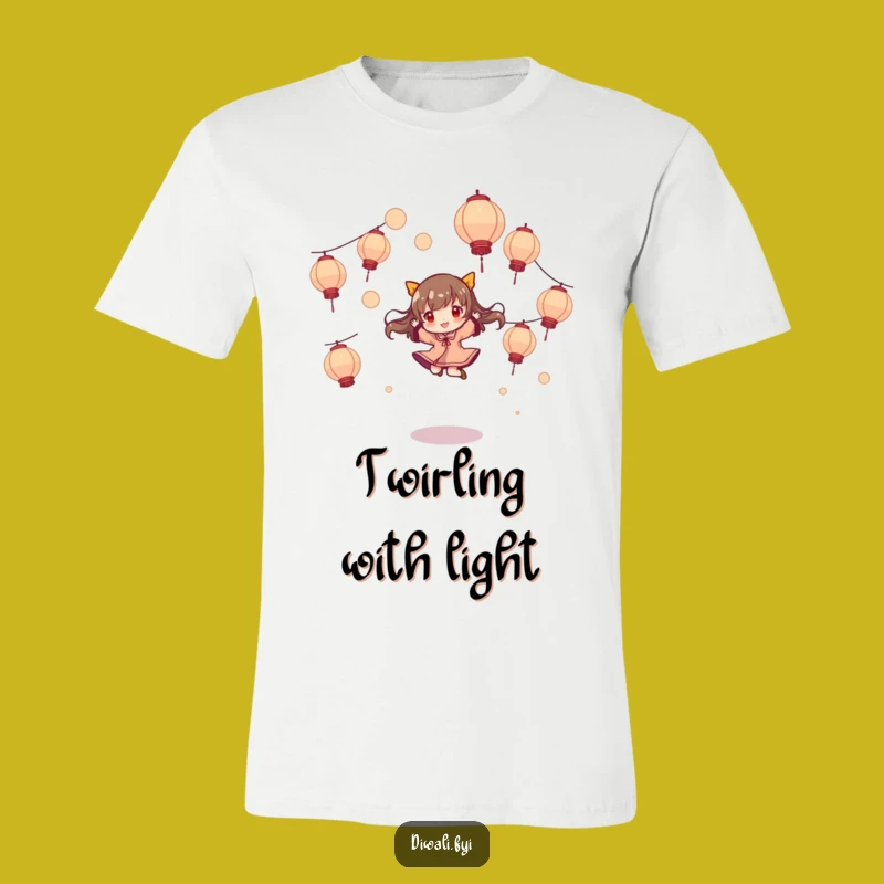 Funny Lantern T-Shirt: Joyful Dancer, Whimsical Fun, Ideal Funny Gift!