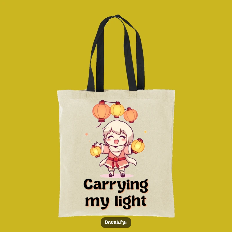Funny Delighted Lantern Juggler Tote Bag - Carry Your Magic