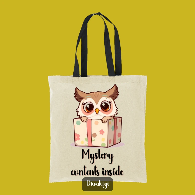 Funny Owl Tote Bag: Gift Surprise, Stylish & Practical Funny Gift